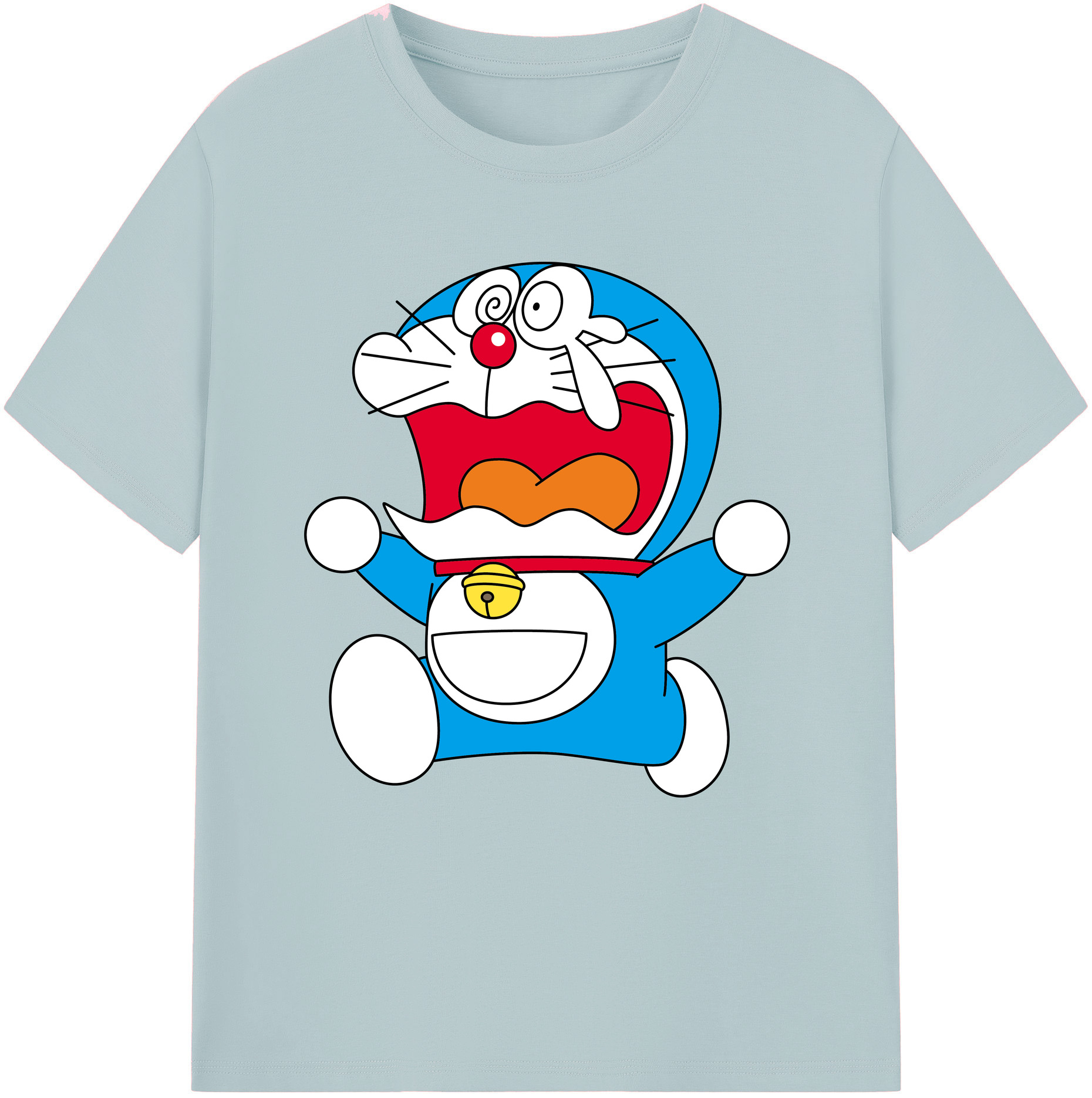 （画像用） ドラえもん Doraemon 綿100％半袖Tシャツ（フロントプリント）